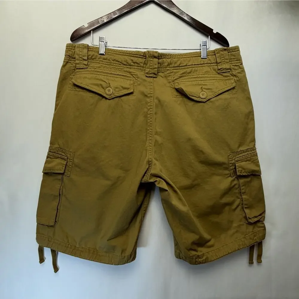 Matchstick‎ Men's 1978 Union Workwear Supplies Cargo Shorts Brown Beige Size 40
